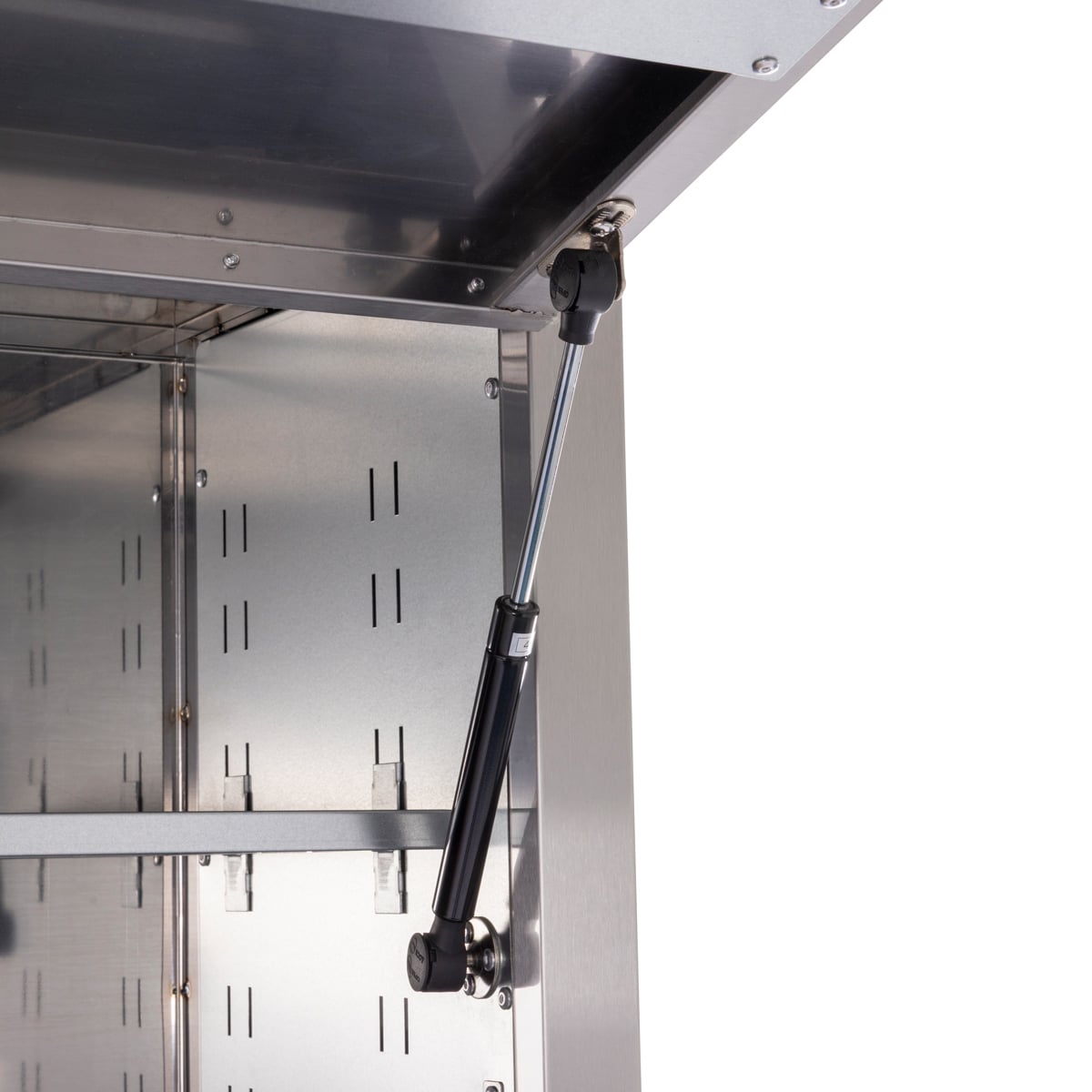 SGS 55in 10 Drawer Stainless Steel Roller Work Bench with Pegboard and Upper Cabinets